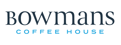 Bowmans Coffee House Logo White